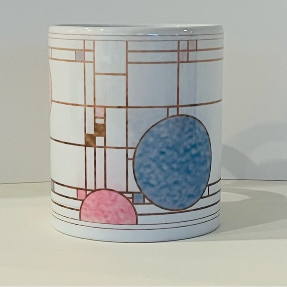 Frank Lloyd Wright Coonley Playhouse Window Vintage Mug - Picture 2 of 5
